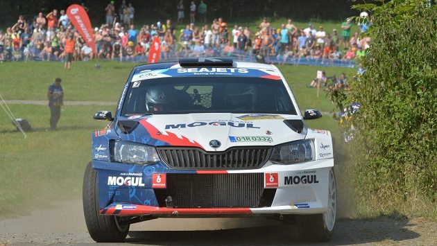 Roman Kresta se Škodou Fabia R5 na trati Barum rallye 2017. Roman Kresta se Škodou Fabia R5 na trati Barum rallye 2017.