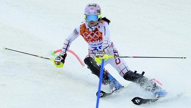 Česká lyžařka Martina Dubovská na olympiádě v Soči. Česká lyžařka Martina Dubovská na olympiádě v Soči.