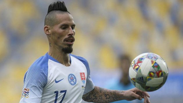 Marek Hamšík je hlavní hvězdou slovenského týmu Marek Hamšík je hlavní hvězdou slovenského týmu