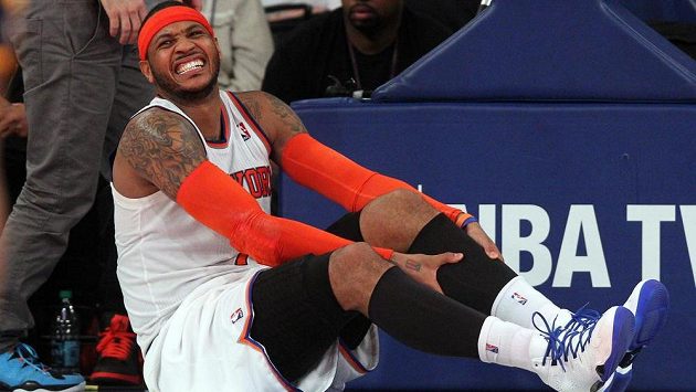 Basketbalista New Yorku Knicks Carmelo Anthony. Basketbalista New Yorku Knicks Carmelo Anthony.