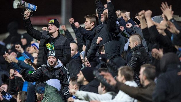 Fanoušci Baníku Ostrava. Fanoušci Baníku Ostrava.
