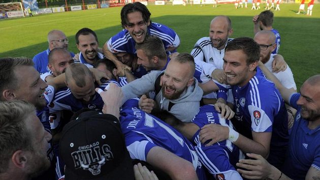 Po A-týmu Sigmy Olomouc (na snímku) slaví také béčko Hanáků Po A-týmu Sigmy Olomouc (na snímku) slaví také béčko Hanáků