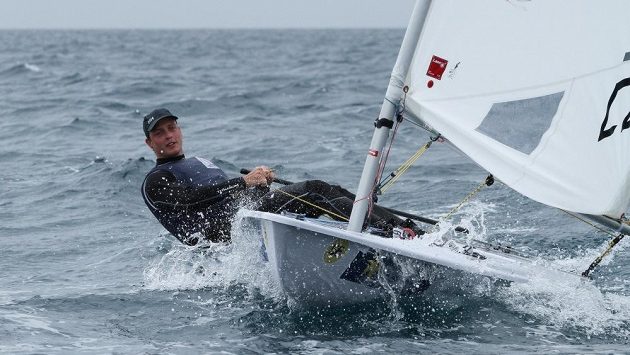Český jachtař Viktor Teplý při regatě na Mallorce. Český jachtař Viktor Teplý při regatě na Mallorce.