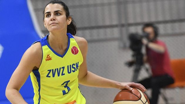 Hráčka USK Leticia Romerová. Hráčka USK Leticia Romerová.