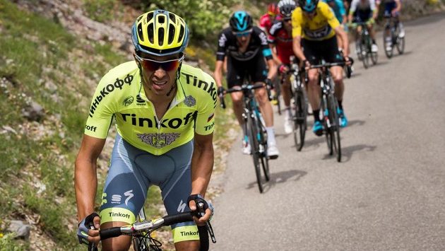 Španělský cyklista Alberto Contador. Španělský cyklista Alberto Contador.