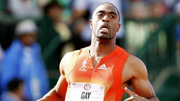 Americký sprinter Tyson Gay. Americký sprinter Tyson Gay.