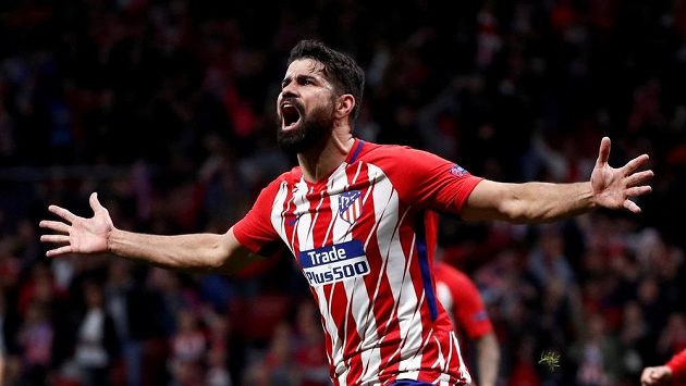 Diego Costa z Atlétika se raduje z gólu proti Arsenalu. Jistě ani netuší, kolik příznivců teď v Praze má... Diego Costa z Atlétika se raduje z gólu proti Arsenalu. Jistě ani netuší, kolik příznivců teď v Praze má...