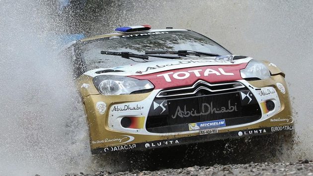 Sebastien Loeb během Argentinské rallye. Sebastien Loeb během Argentinské rallye.