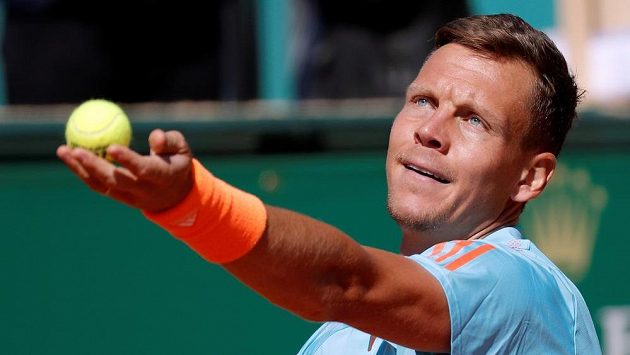 Tomáš Berdych na turnaji v Monte Carlu. Tomáš Berdych na turnaji v Monte Carlu.