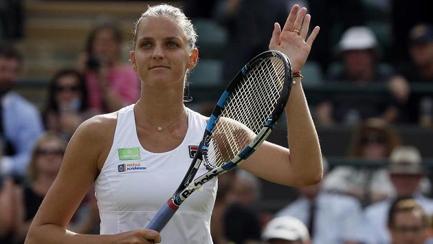 Karolína Plíšková září spokojeností. Po Wimbledonu bude novou světovou jedničkou. Karolína Plíšková září spokojeností. Po Wimbledonu bude novou světovou jedničkou.