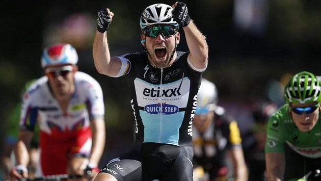 Mark Cavendish ze stáje Etixx Quick Step byl štědrým lídrem. Mark Cavendish ze stáje Etixx Quick Step byl štědrým lídrem.