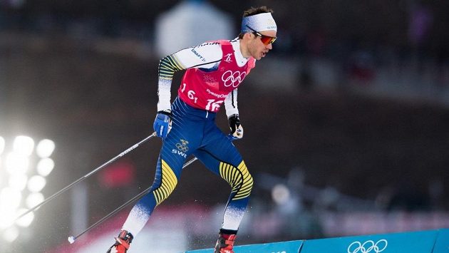Švéd Marcus Hellner na ZOH v Koreji. Švéd Marcus Hellner na ZOH v Koreji.