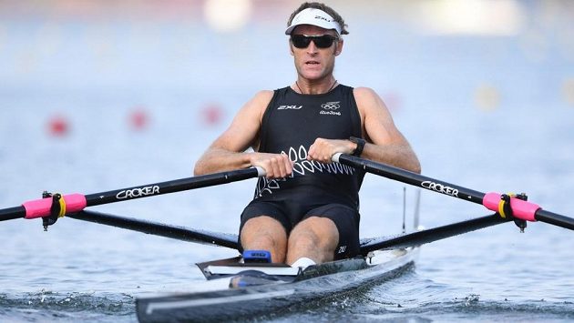 Novozélandský skifař Mahé Drysdale na olympijských hrách v Riu de Janeiro. Novozélandský skifař Mahé Drysdale na olympijských hrách v Riu de Janeiro.