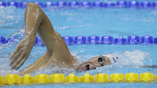 Americký plavec Michael Phelps během přípravy na OH v Riu. Americký plavec Michael Phelps během přípravy na OH v Riu.