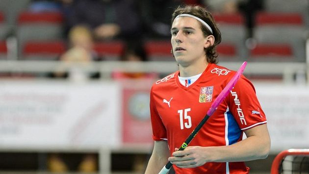 Útočník florbalové reprezentace Marek Beneš. Útočník florbalové reprezentace Marek Beneš.