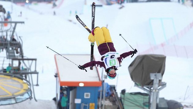 Nikola Sudová při nedělní kvalifikaci na mistrovství světa. Nikola Sudová při nedělní kvalifikaci na mistrovství světa.
