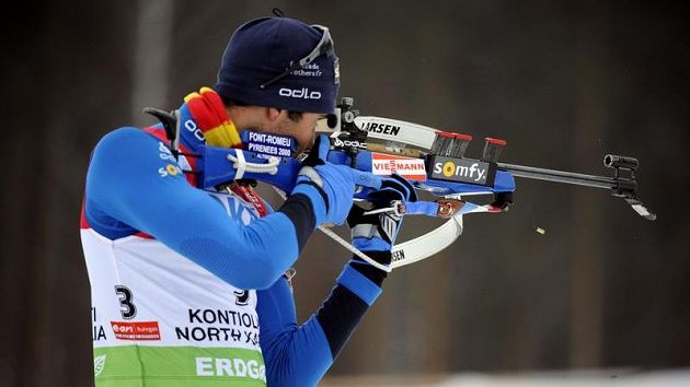 Francouzský biatlonista Martin Fourcade Francouzský biatlonista Martin Fourcade