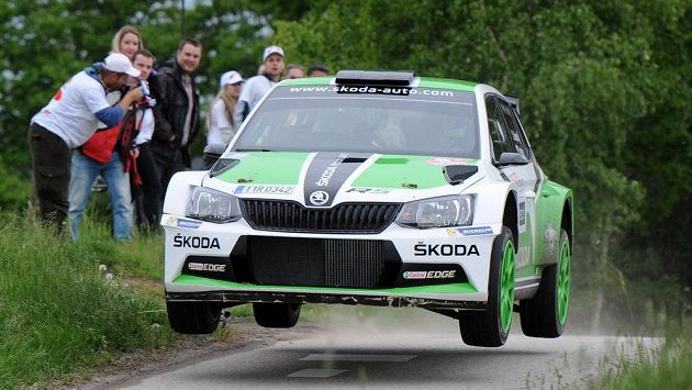 Jan Kopecký se Škodou Fabia R5 Jan Kopecký se Škodou Fabia R5