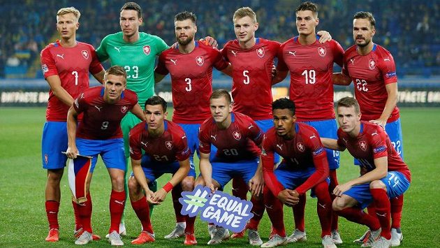 Český tým před utkáním Ligy národů proti Ukrajině v Charkově. Český tým před utkáním Ligy národů proti Ukrajině v Charkově.
