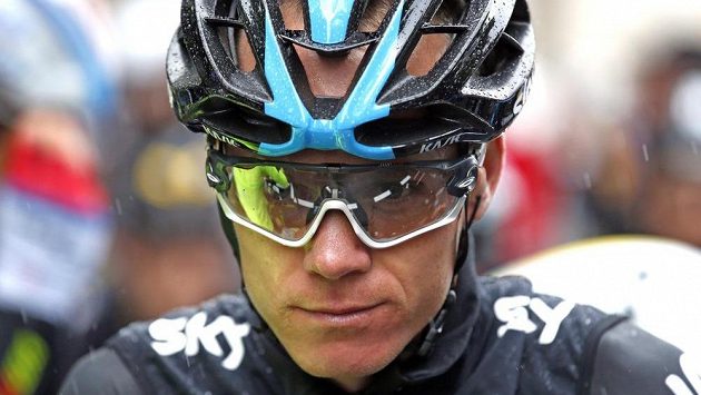 Chris Froome na letošní Tour de France. Chris Froome na letošní Tour de France.