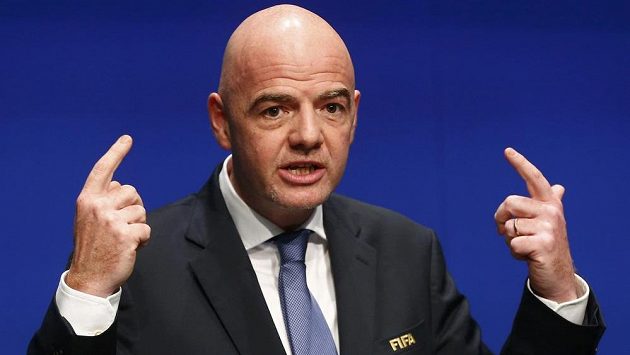 Prezident FIFA Gianni Infantino. Prezident FIFA Gianni Infantino.
