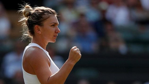 Světová jednička Simona Halepová. Světová jednička Simona Halepová.