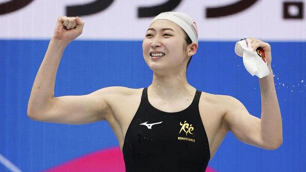 Japonská plavkyně Rikako Ikeeová Japonská plavkyně Rikako Ikeeová
