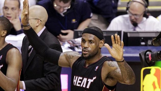 Největší hvězda Miami LeBron James. Největší hvězda Miami LeBron James.