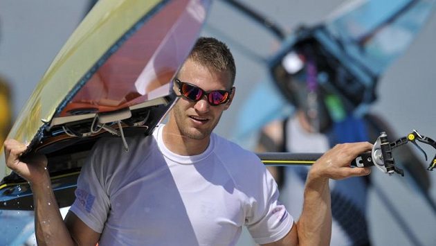 Skifař Ondřej Synek na olympijských hrách Skifař Ondřej Synek na olympijských hrách
