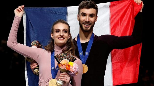 Gabriella Papadakisová a Guillaume Cizeron. Gabriella Papadakisová a Guillaume Cizeron.