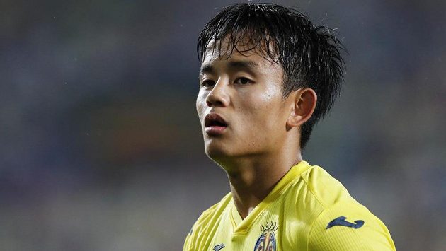 Útočník Villarrealu Takefusa Kubo. Útočník Villarrealu Takefusa Kubo.