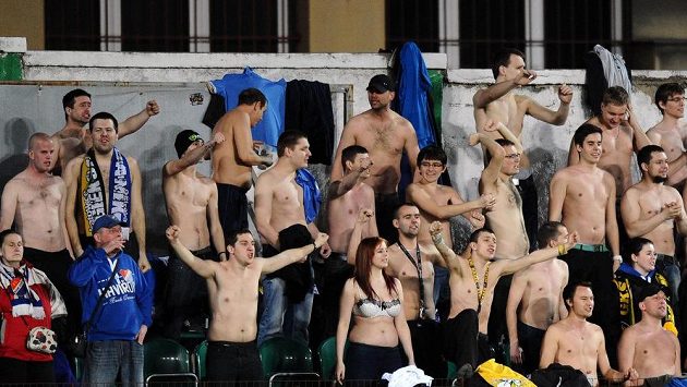 Fanoušci Baníku Ostrava. Fanoušci Baníku Ostrava.