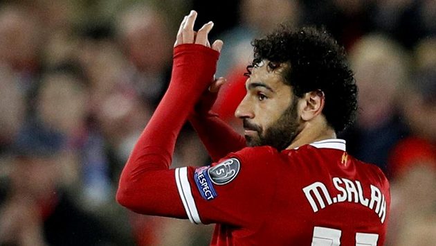 Mohamed Salah z Liverpoolu. Mohamed Salah z Liverpoolu.