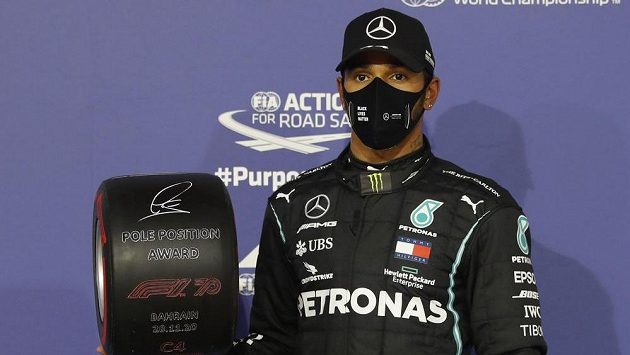 Hamilton won the Formula 1 Bahrain Grand Prix qualifier