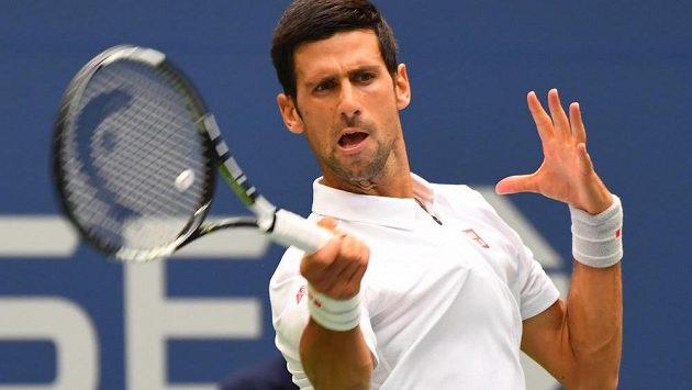 Srb Novak Djokovič při US Open. Srb Novak Djokovič při US Open.