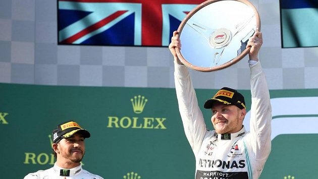Vítěz Velké ceny Austrálie Valtteri Bottas. Vítěz Velké ceny Austrálie Valtteri Bottas.