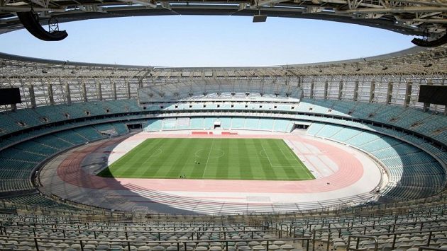 Olympijský stadion v Baku bude hostit finálový zápas Evropské ligy mezi Arsenalem a Chelsea. Olympijský stadion v Baku bude hostit finálový zápas Evropské ligy mezi Arsenalem a Chelsea.