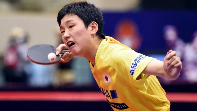 Čtrnáctiletý stolní tenista Tomokazu Harimoto vyhrál turnaj World Tour v Kitakjúšú. Čtrnáctiletý stolní tenista Tomokazu Harimoto vyhrál turnaj World Tour v Kitakjúšú.