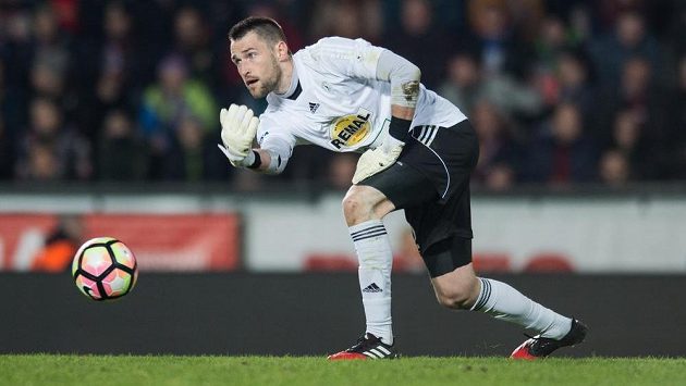 Gólman Bohemians Martin Berkovec. Gólman Bohemians Martin Berkovec.