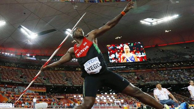 Keňský oštěpař Julius Yego Keňský oštěpař Julius Yego
