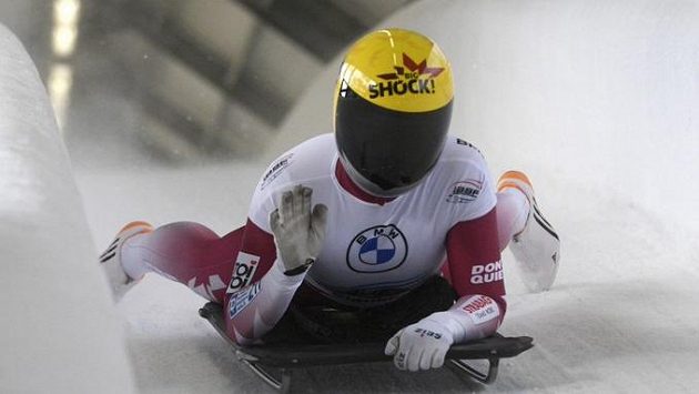 Česká skeletonistka Anna Fernstädtová na dráze v německém Königssee. Česká skeletonistka Anna Fernstädtová na dráze v německém Königssee.
