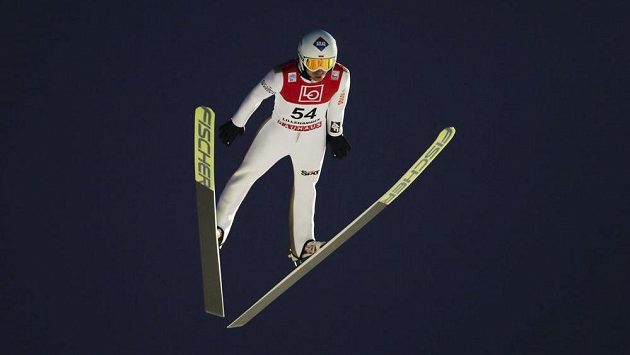 Polský skokan na lyžích Kamil Stoch v Lillehammeru. Polský skokan na lyžích Kamil Stoch v Lillehammeru.