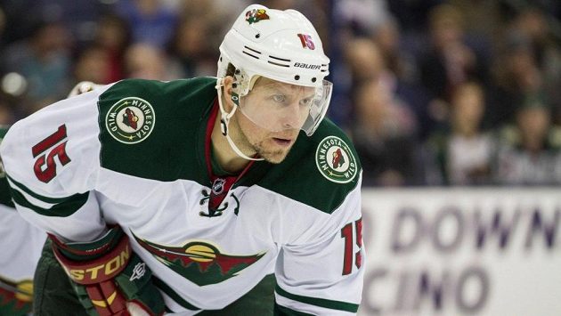 Kanadský útočník Dany Heatley na snímku z roku 2013 v dresu Minnesoty. Kanadský útočník Dany Heatley na snímku z roku 2013 v dresu Minnesoty.