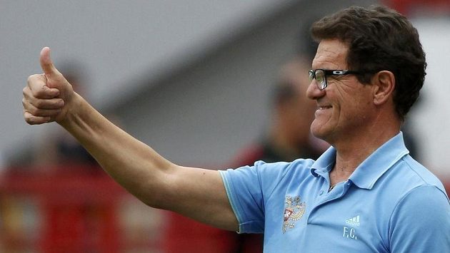 Italský kouč ruských fotbalistů Fabio Capello Italský kouč ruských fotbalistů Fabio Capello