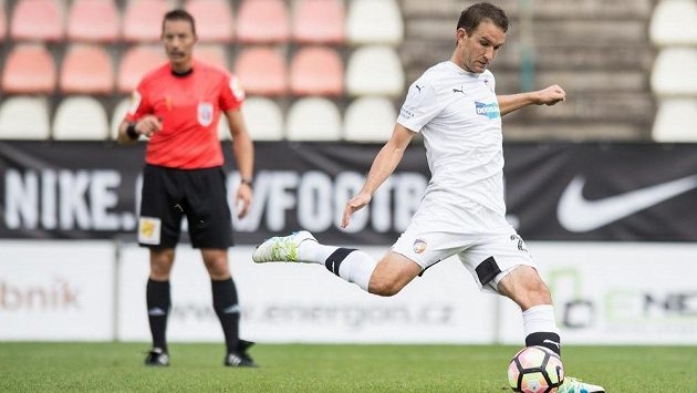 Plzeňský útočník Marek Bakoš. Plzeňský útočník Marek Bakoš.