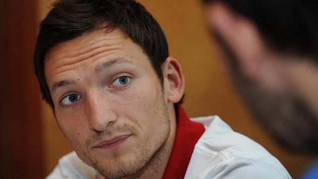 Útočník Libor Kozák během srazu reprezentace před utkáním s Itálií. Útočník Libor Kozák během srazu reprezentace před utkáním s Itálií.