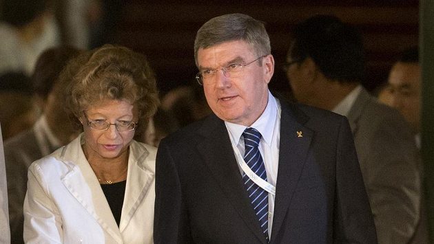Thomas Bach se svou ženou. Thomas Bach se svou ženou.