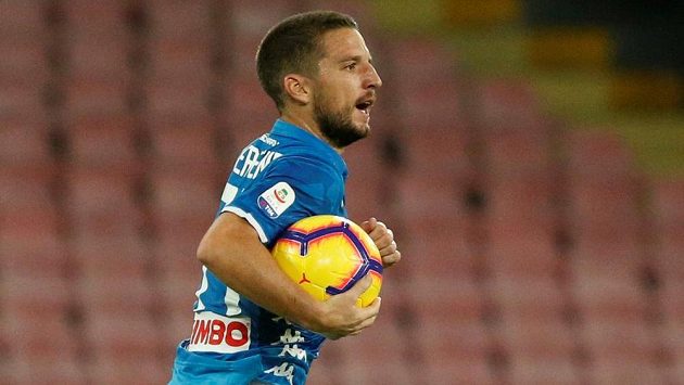 Dries Mertens zajistil svým gólem remízu Neapoli s AS Řím. Dries Mertens zajistil svým gólem remízu Neapoli s AS Řím.