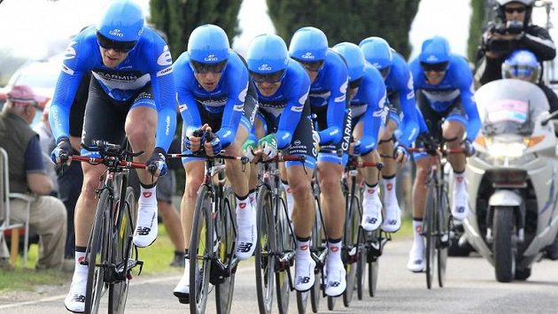 Tým Garmin-Barracuda prosvištěl středeční časovku na Giro d´Italia nejrychleji. Tým Garmin-Barracuda prosvištěl středeční časovku na Giro d´Italia nejrychleji.
