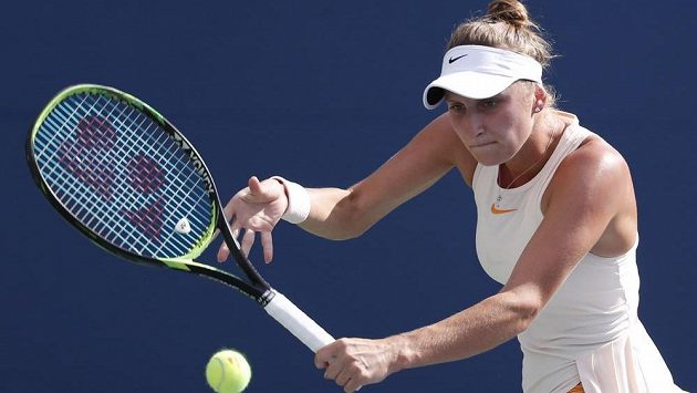 Markéta Vondroušová při US Open Markéta Vondroušová při US Open